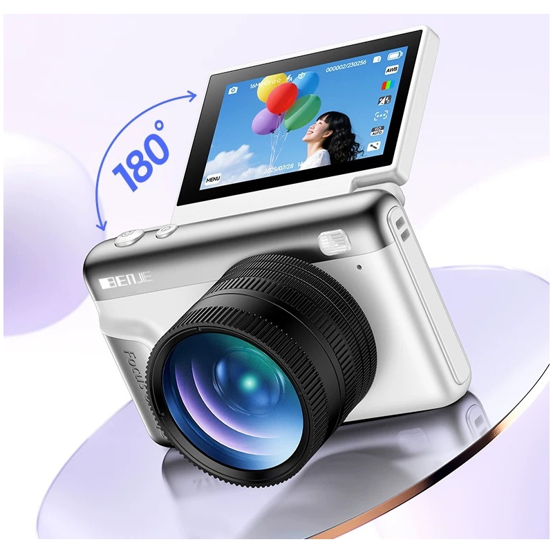 BENJIE V6 Digital Camera with Flip Screen