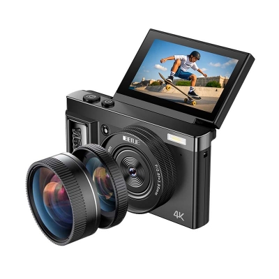 A9 Retro 4K Video Camera with 3.0 inch Flip Screen